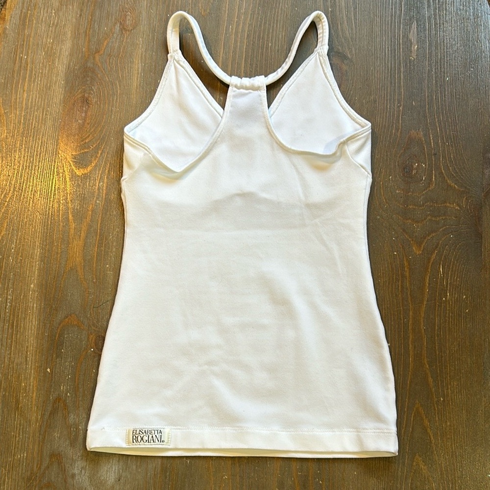 Vintage Elisabetta Rogiani White Tank Top - Picture 6 of 8